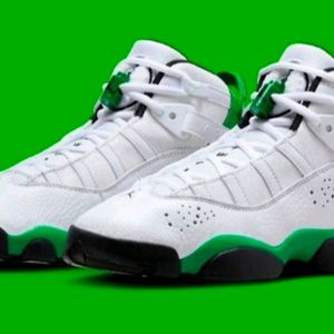 Air Jordan  "Lucky Green" 6- Rings